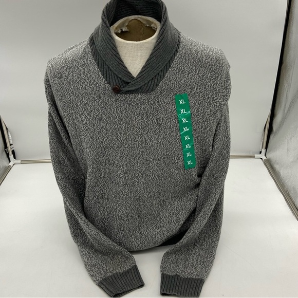 Jos. A. Bank Other - Jos. A. Banks Men's Gray Shawl Collar Sweater Heather Gray Size XL
